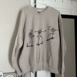 Urban Outfitters Skeleton Sweatshirt